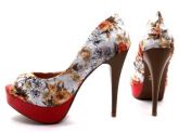 SAPATO PEEP TOE MEIA PATA